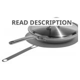 10.5in Heritage Steel Fry Pan w/Lid
