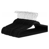 50pk Amazon Basics Velvet Hangers