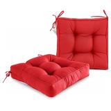 2ct Outdoor Seat Cushion 19x19x5in