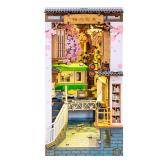 DIY 3D Wooden Book Nook Kit 8x5x9in