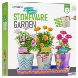 Dan&Darci Paint & Plant Stoneware Garden Kit