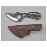 7in Knife with Full Tang & Leather Sheath