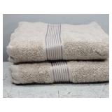 2pk Oversized Bath Towel Set Malloni Home 54x26in