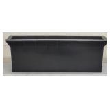 38x13x10in Raised Planter Black