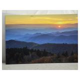 Mountian Sunset Print 30x45in