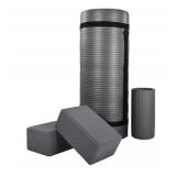 Yoga Matt and Support Blocks 71x24in