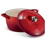 7qt Enameled Cast Iron Dutch Oven