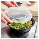 150pc Choice Black Microwaveable Container 24oz