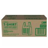 2000ct Small T-Shirt Carry-Out Bags 7x5x15in
