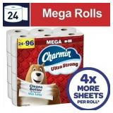 24ct Mega Family Rolls Charmin Ultra Strong