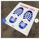500ct Paper Floor Mats Slip-N-Grip 17x2in