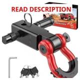 2in Nilight Anti-Theft Shackle Hitch Receiver Set