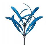 Blue Magnolia Wind Spinner