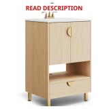 Phiestina Oak Vanity 23.2x17.9x34.6in