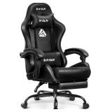 N-GEN Gaming Chair w/Footrest 27.5x24.5x50in