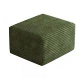 Plush Ottoman 26.5x14in