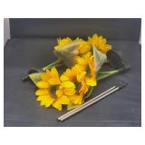 2ct Sunflower Solar Stake Light 27in