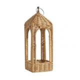 2pk My Texas House Woven Rattan Lantern, 14.75in
