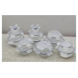 16ct Glass Food Storage Set