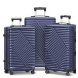 3pc Suitcase Luggage Set with TSA Lock, 20/24/28in