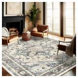 Champllant Washable Rug Boho Design 9x12ft