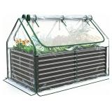 Quictent Raised Garden Bed and Cover 6x3x2ft