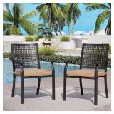 2pc Metal Chair PHI VILLA