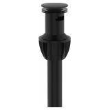 Ruvati Push Pop-Up Drain Stopper, Matte Black