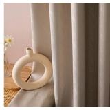 2pc Nebulous Abstract Blackout Curtain 120x80in