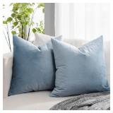 2pc Velvet Throw Pillow Covers phantoscape 20x20