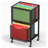Tiaoheka Rolling File Cart 26.3x14.9x11.8in