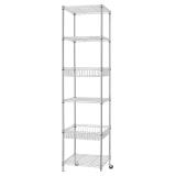 6 Tier Heavy Duty Wire Shelving Unit