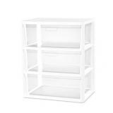 3-Drawer Sterilite Tower 15-5/8x21x25.25in