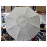 88in In Ground Grey Umbrella, 74in