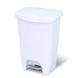 13gal Glad Step Can w/Lid 14.68x18x25.43in