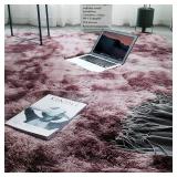 Faux Fur Shag Rug, Non-Slip Mat 60x31in