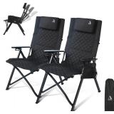 SINGLE Reclining Camping Chair, 4-Stage Back