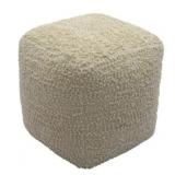 Cotton Ottoman 18x18x18in