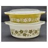 2ct Vintage Casserole Dish 1p-1.5p