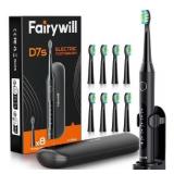 Fairywill D7s Pro Sonic Toothbrush w/8 Heads