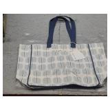 Serena & Lily  Palm Leaf Tote Bag 14x12x6in