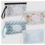 12pc Reusable and Refillable Wet Wipe Pouches