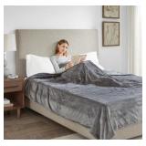 Heated Throw Blanket 84x90in