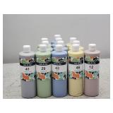 12pc Ceramic Glaze Paint Assorted Colors