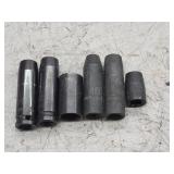 6pc Assorted Socket Set