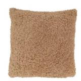 18x18in Saro Faux Lamb Fur Pillow
