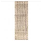 Melrose Checked Wool Runner Rug, 3x14ft