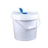 6ct Dispensing Bucket w/Lid for Wipes 10.5x10in