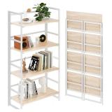 4 Tier Vintage Folding Bookshelf