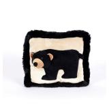 12x12in WishPets 3D Black Bear Pillow